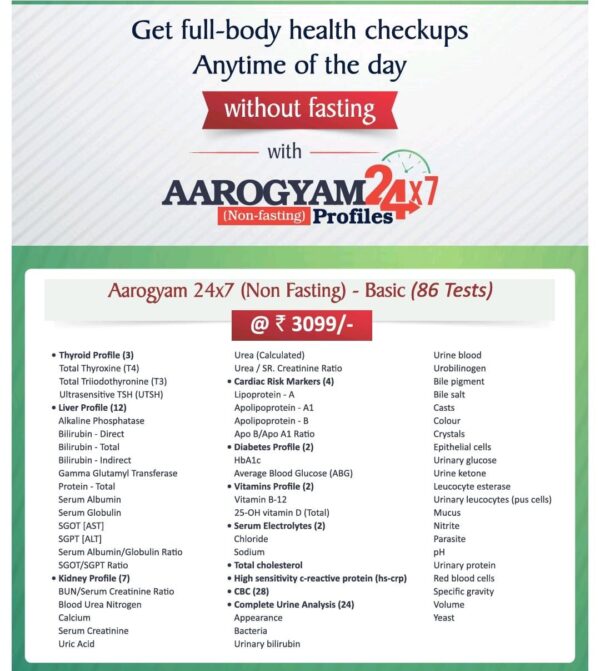 AAROGYAM 24X7 NON FASTING BASIC