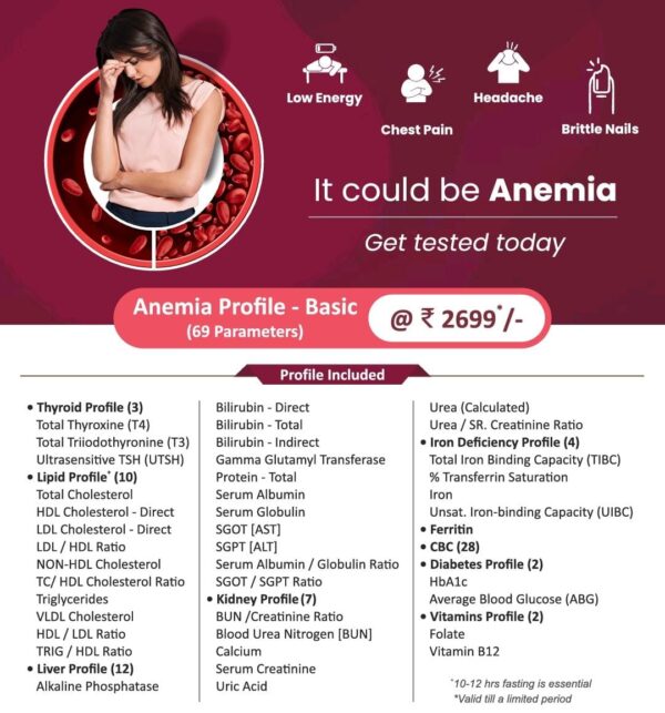 ANEMIA PROFILE – BASIC