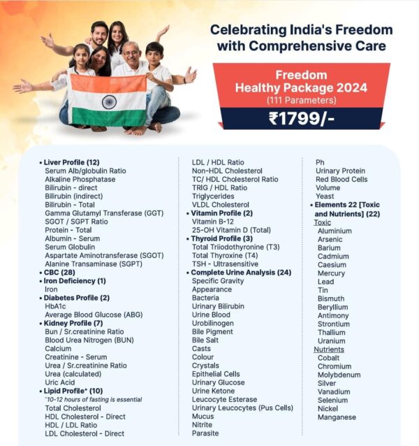 FREEDOM HEALTHY PACKAGE 2024