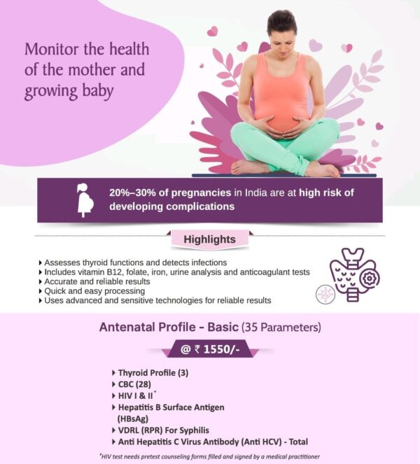 JAANCH ANTENATAL PROFILE - BASIC