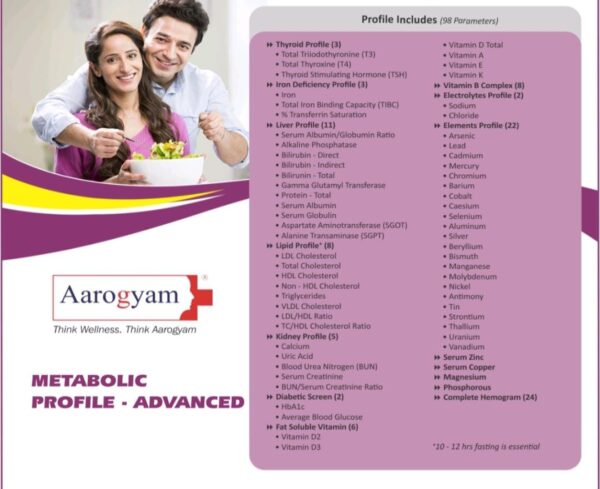 METABOLIC PROFILE - ADVANCED