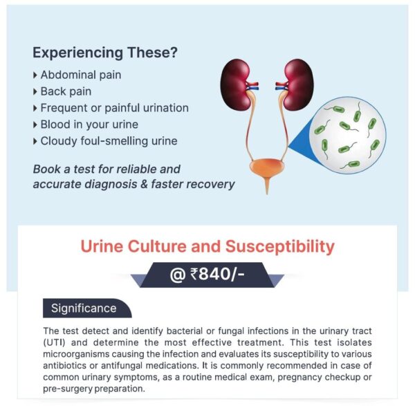 URINE CULTURE AND SUSCEPTIBILITY